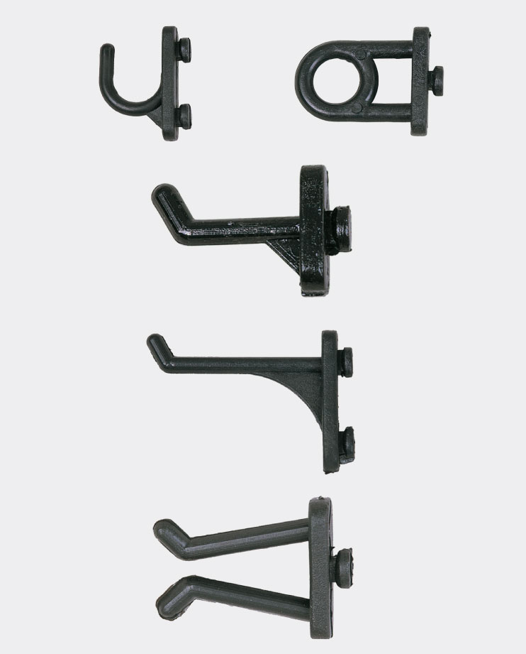 DIKACA 250 Pezzi Clip Fissaggio Ganci Pegboard In Plastica Nera - Foto 13